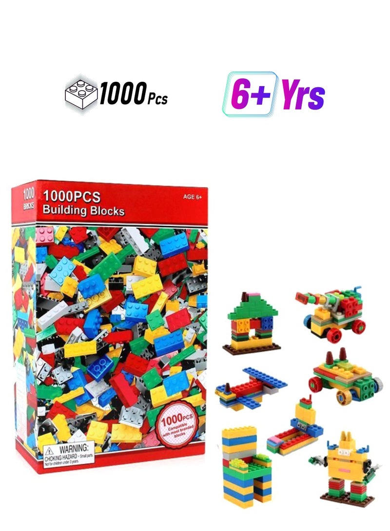 لعبة مكعبات مكونة من 1000 قطعة لبناء مجسم مدينة 1000 - Image 1