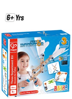 Hape E3030 Junior Inventor Kids Physics Mechanical Crane Kit 36 6+ Years  - Image 1