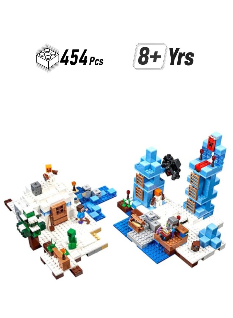 ليغو مجموعة ماين كرافت ذا آيس سبايكس مكونة من 454 قطعة طراز 21131 21131 454 أكبر من 8 سنوات - Image 1