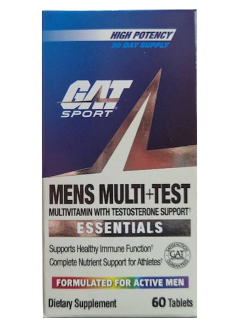 GAT - Mult Plus Test - 60 Tablets - Image 1