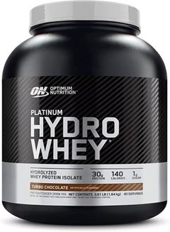 Platinum Hydro Whey Protein Powder, Hydrolyzed Whey Protein Isolate Powder - Turbo Chocolate, 3.61 Lbs