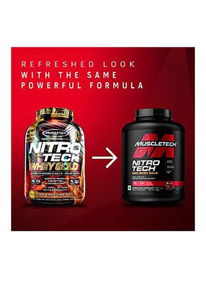 MuscleTech Nitro Tech Whey Protein Double Rich Chocolate 5lbs 2.27kg - Image 4
