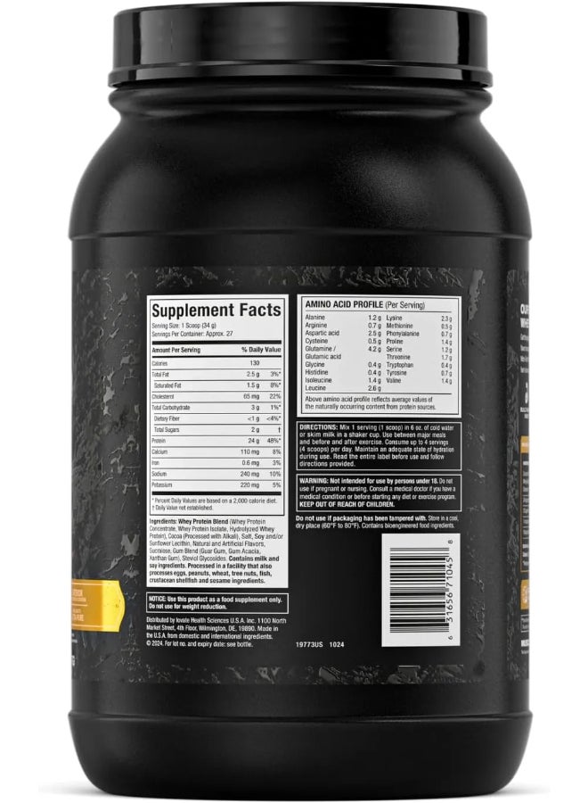 MuscleTech Nitro Tech Whey Protein Double Rich Chocolate 5lbs 2.27kg - Image 4