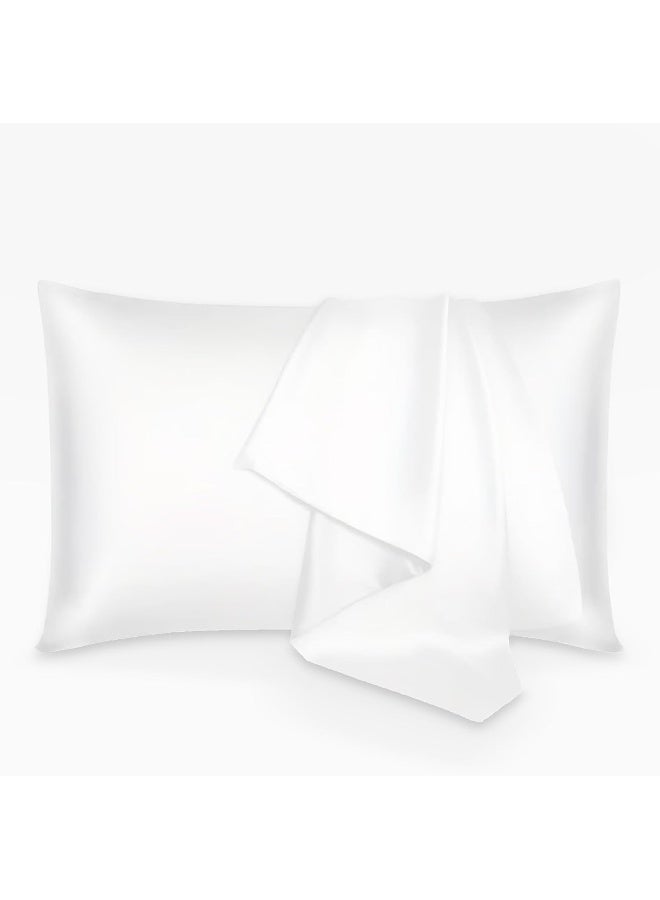 Hotel Linen Klub 2-Piece Cotton Blend Solid Pillow Cover Cotton Blend White 50x75cm  - Image 2