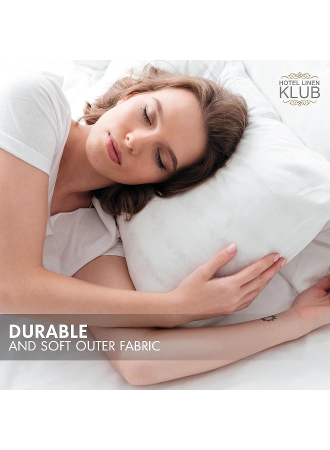 Hotel Linen Klub 2-Piece Cotton Blend Solid Pillow Cover Cotton Blend White 50x75cm  - Image 5