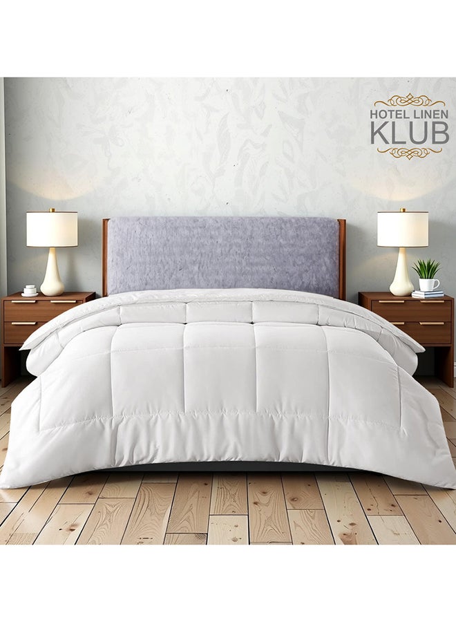 Duvet Comforter, All-Season Soft and Cozy Bedding, Size: King (235 x 255cm), White Polyester White - pnsku/N22739568A/45/_/1737967378/5ec819ac-a917-4c28-91c5-6e825cd0bce0