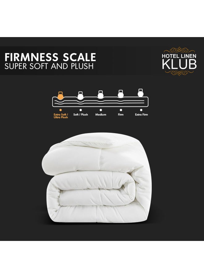 Duvet Comforter, All-Season Soft and Cozy Bedding, Size: King (235 x 255cm), White Polyester White - pnsku/N22739568A/45/_/1737967698/78ea0887-7a3c-484e-9dde-e7bd7395b313