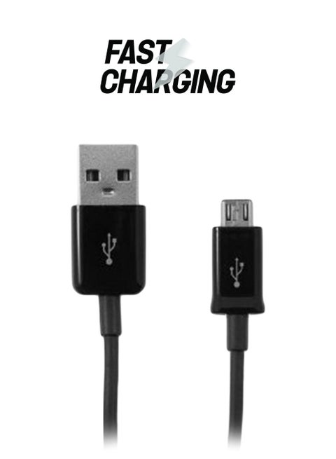 كابل شحن ومزامنة البيانات نوع مايكرو USB لهاتف سامسونج جالاكسي S3/S III i9300 أسود/فضي