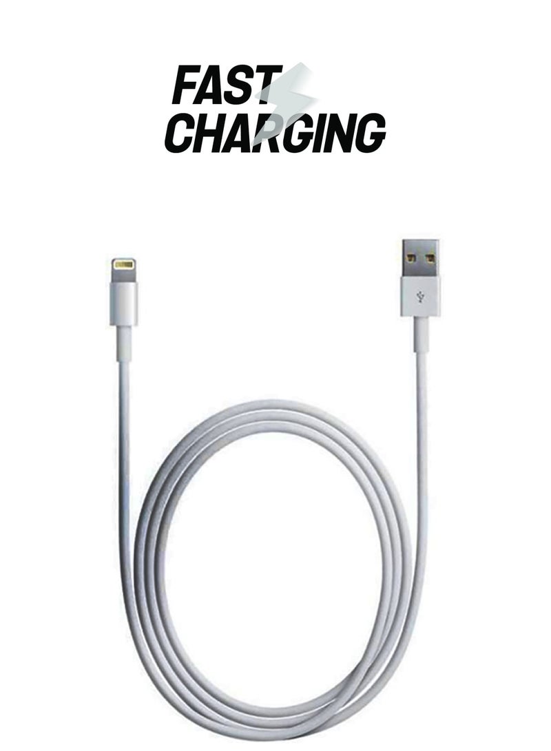 Lightning Data Sync Charging Cable White
