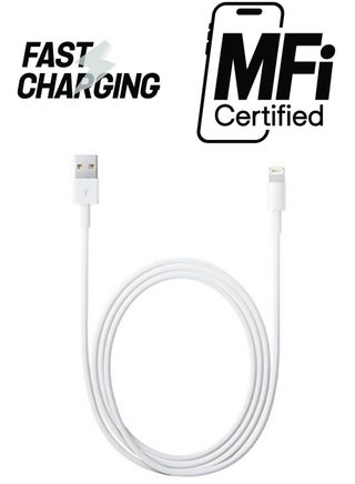 Lightning Data Sync Charging Cable For Apple iPhone 5/6/iPod Touch 5th/Nano 7th Generation White - pnsku/N22768035A/45/_/1738232921/578c1802-b3e3-4478-bd89-6956a5424889