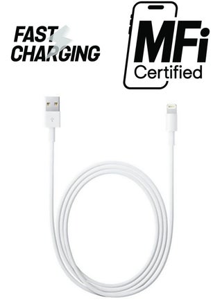 Lightning Data Sync Charging Cable For Apple iPhone 5/6/iPad/iPod White - pnsku/N22768036A/45/_/1738232629/0efdee56-ee1e-4bde-bbeb-d7e430305acd