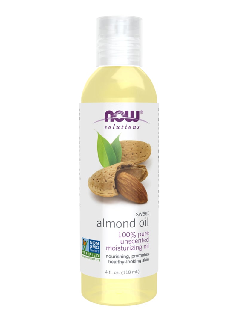 Now Foods Sweet Almond Oil 118ml - Image 1