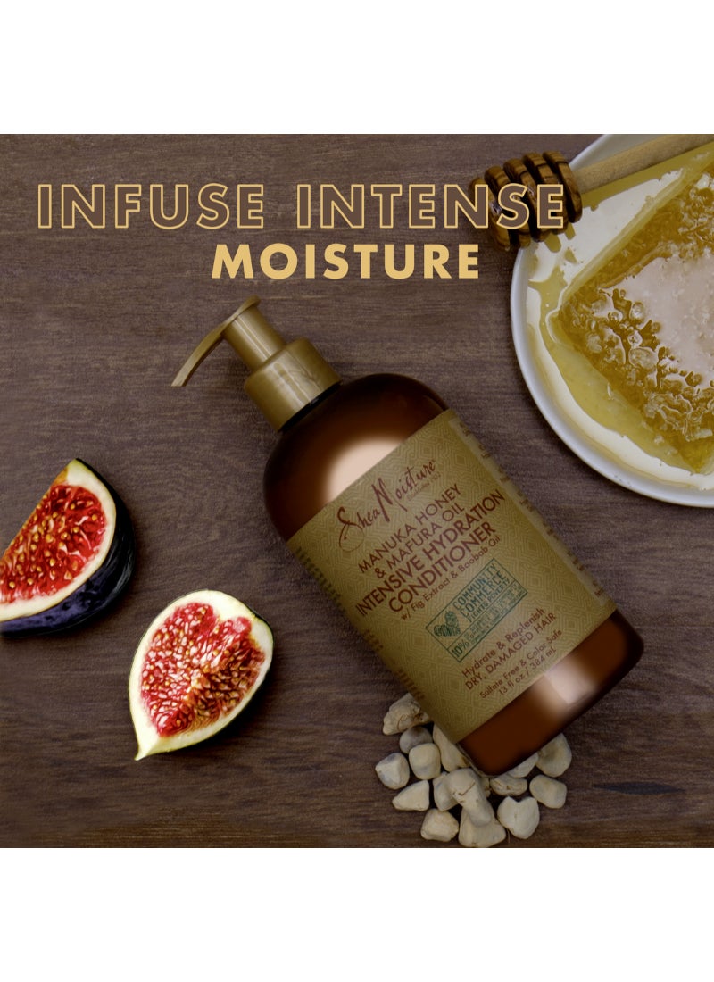 SheaMoisture - Manuka Honey And Mafura Oil Intensive Hydration Conditioner 384ml - Image 1