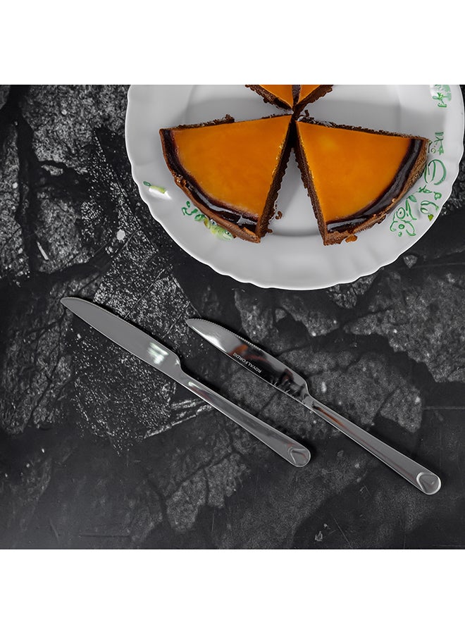 Royalford 2-Piece Table Knife Set Silver  - Image 2