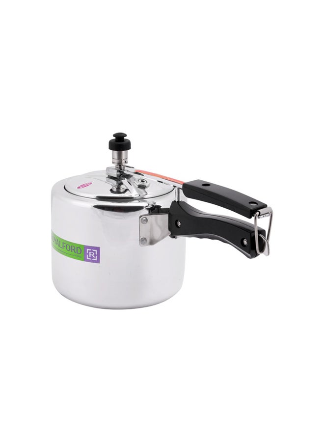 Royalford Royalford Aluminium Pressure Cooker -  Durable Virgin Aluminium Silver 5.0Liters 