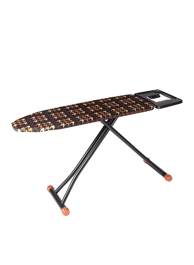 Royalford - Portable Mesh Ironing Board With Steam Iron Rest And Heat Resistant Metallic Cover Multicolour 116x41cm - Image 1