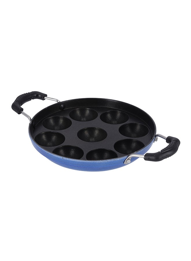 Royalford 9 Pits Nonstick Panniyarakkal Made In India Multicolor Die Cast Aluminium Body 31X20X4Cm Multicolor 20cm  - Image 1