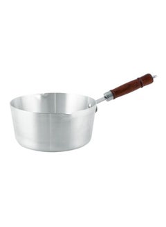 Royalford Aluminium Milk Pan With Wooden Handle Aluminium 7inch  - Image 1