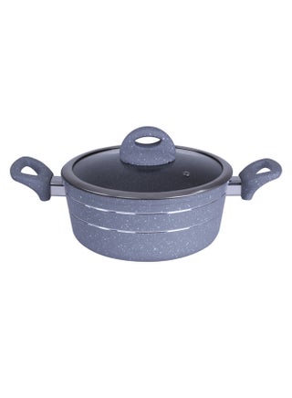 Smart Granite Series Casserole 22Cm Forged Aluminium 22.9X9.5Cm 5 Layer Tempered Glass Lid With Steel Frame Multicolor Multicolor 22cmcm - pnsku/N22793125A/45/_/1739788846/9177c952-ed59-48fd-942f-a86e9306a0fd