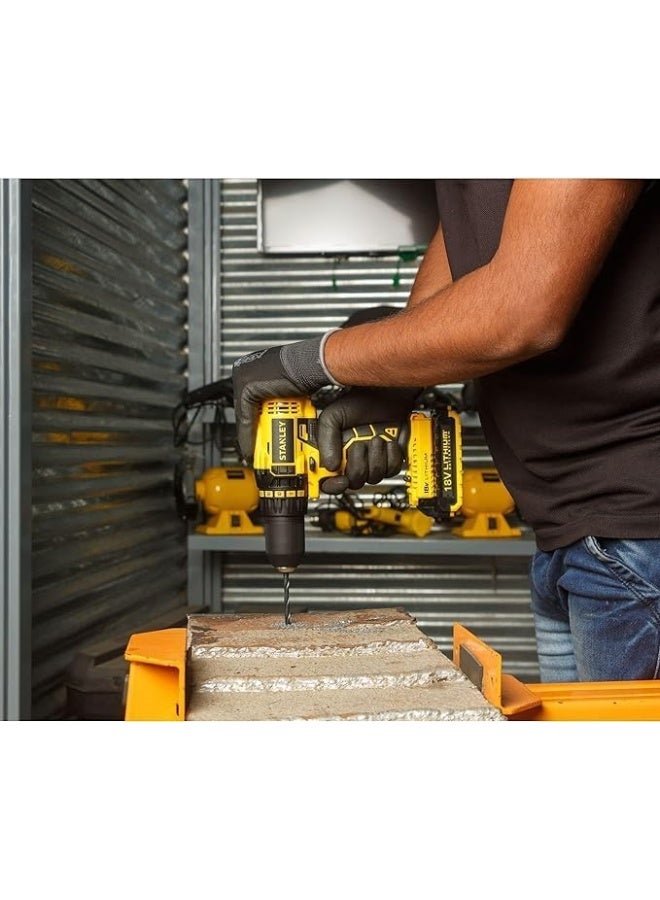 Stanley - Cordless Drill Drive Yellow/Black/Silver - Image 1