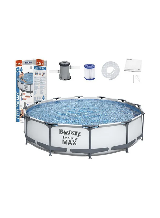 Bestway Steel Pro Frame Pool Set( Filter Pump)