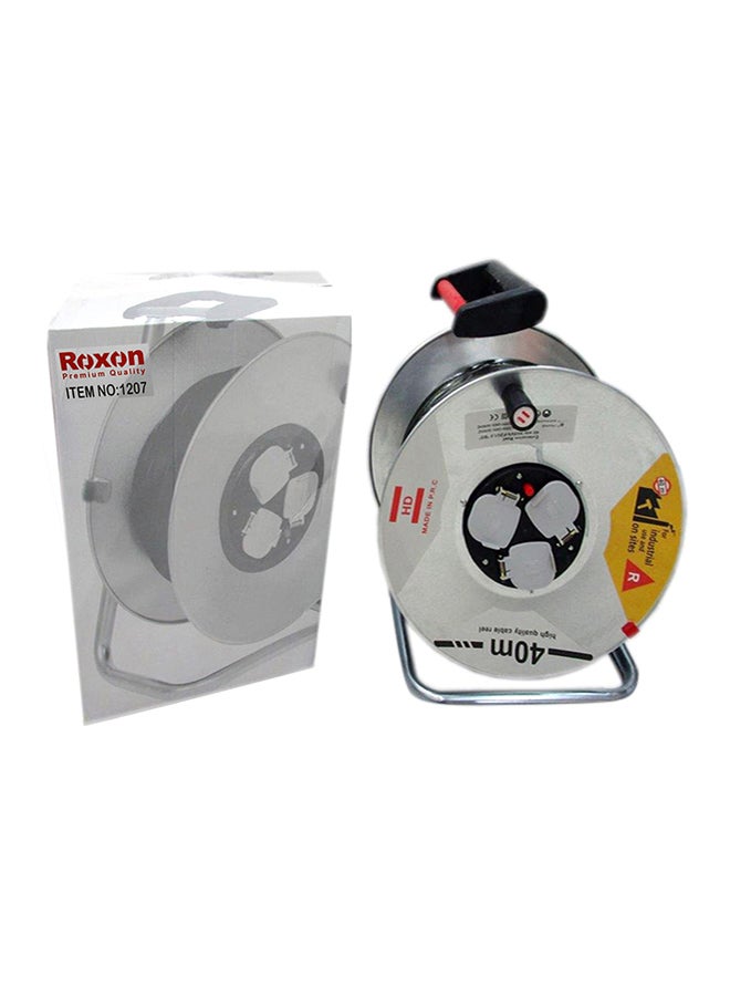 روكسون بكرة تمديد كابل فضي 40متر - Image 2