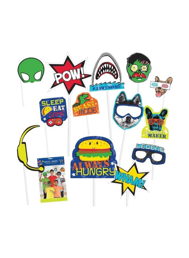 أمسكان مجموعة إكسسوارات تصوير رائعة للحفلات مكونة من 13 قطعة - Image 2