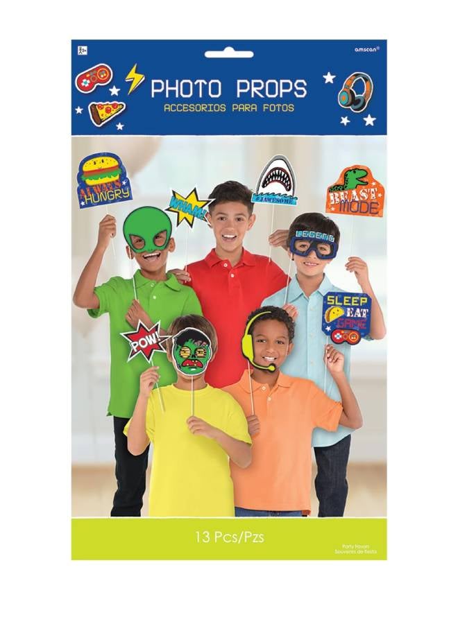 أمسكان مجموعة إكسسوارات تصوير رائعة للحفلات مكونة من 13 قطعة - Image 3