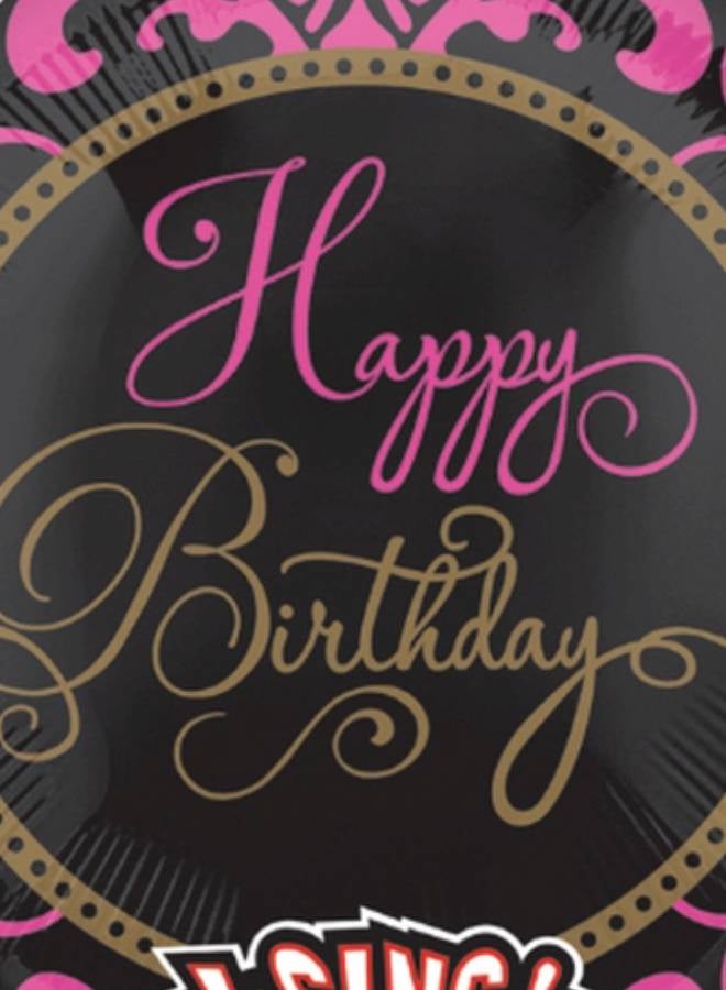 Anagram Sing A Tune Jumbo Birthday Foil Balloon 28inch Decorations Party Supplies 28inch - Image 3