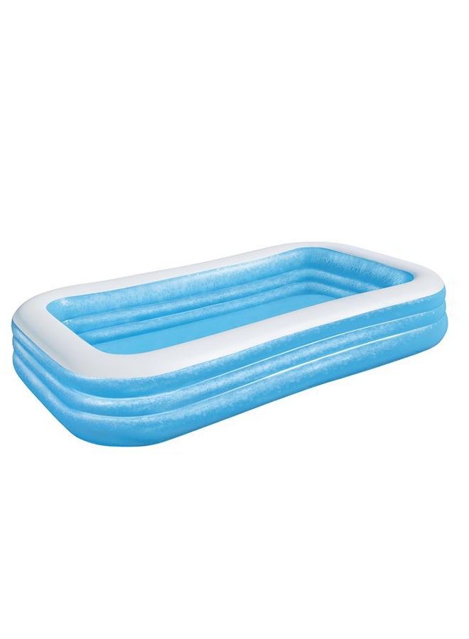 بست واي بيست واي مسبح عائلي مستطيل باللون الأزرق مقاس 10 × 6 × 22 بوصة/3.05 م × 1.83 م × 56 سم 305x183x56سم - Image 4