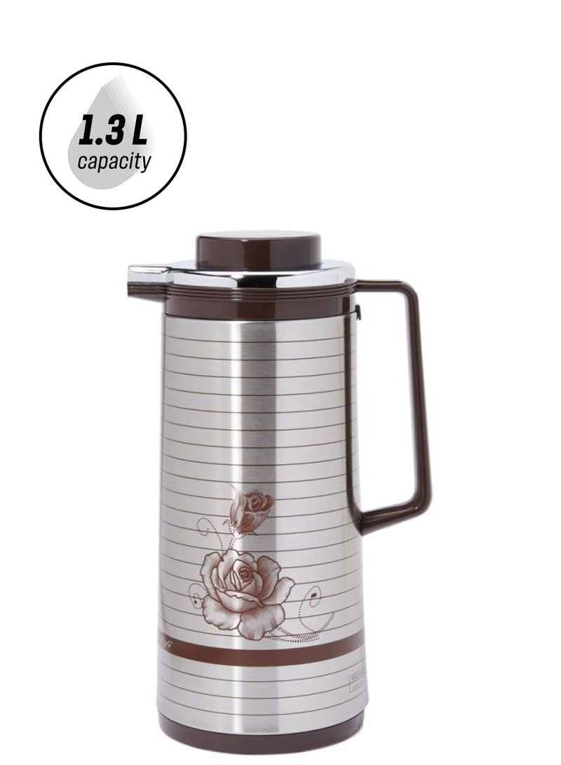 KRYPTON Vacuum Flask 1.3L Multicolour 15.8x29.6x15.8cm  - Image 1