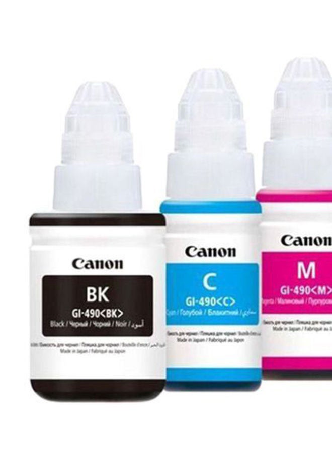 كانون خرطوشة خزان الحبر 490 مكونة من 4 ألوان: الأسود والسماوي والأصفر والأرجواني - Image 2