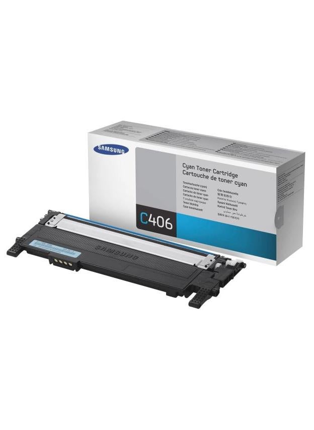 Samsung C406 High Yield Ink Toner Cartridge Cyan - Image 1