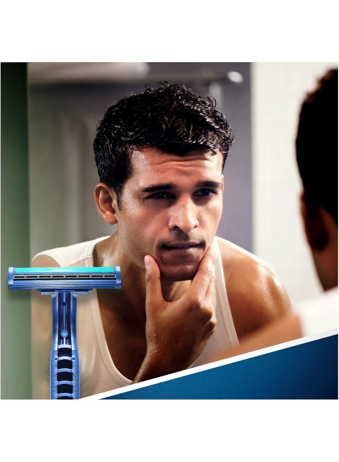 Gillette 20-Piece II Plus Disposable Razors Blue - Image 5