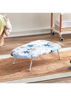 Home Box Printed Ironing Board White/Blue/Brown 60x37cm  - Image 1