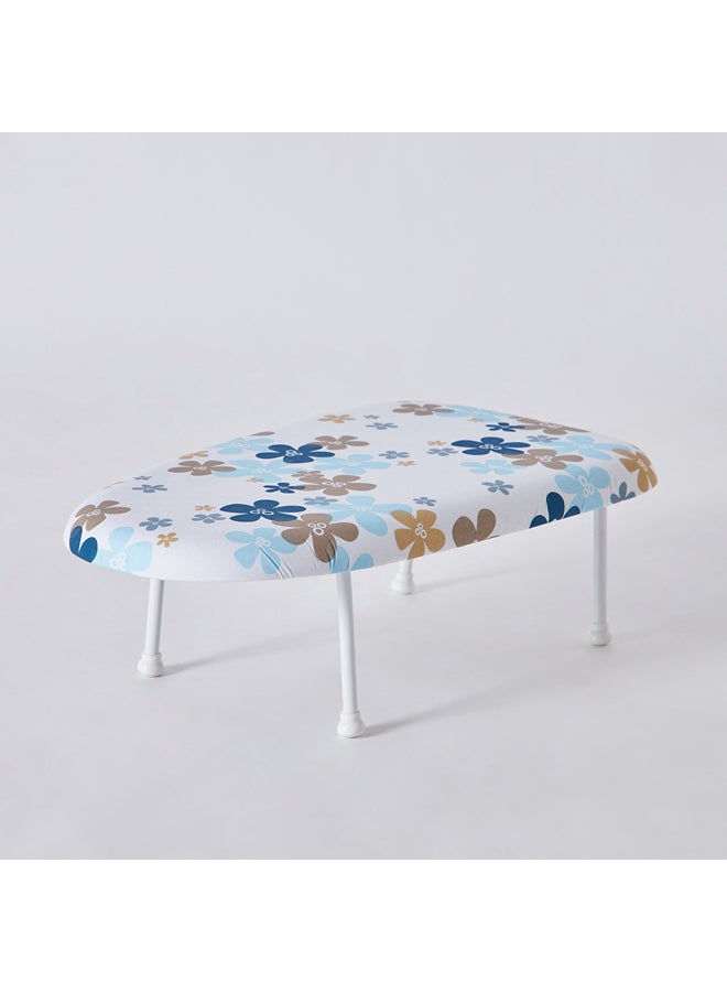 Home Box Printed Ironing Board White/Blue/Brown 60x37cm  - Image 5