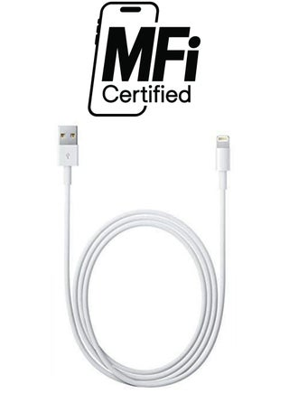 USB Lightning Cable Data Sync Charger White - pnsku/N22868878A/45/_/1738266543/9f142f47-22ab-420d-962c-be06deb326aa