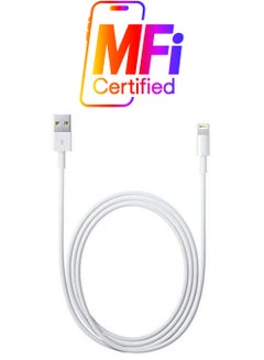 USB Lightning Cable Data Sync Charger White