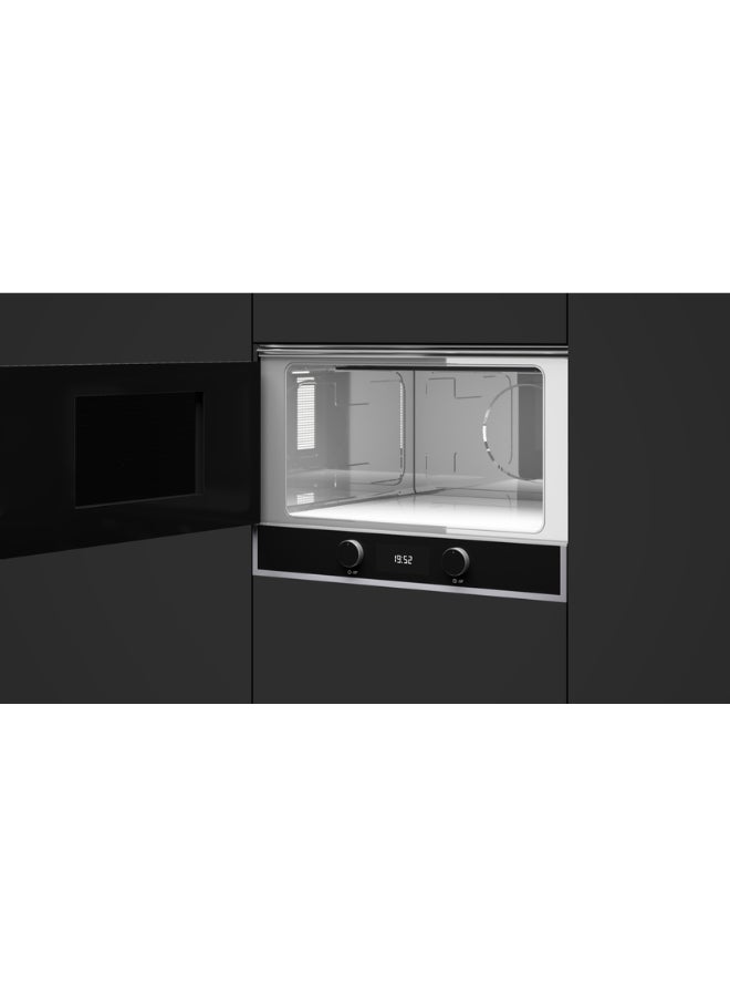 TEKA - Built-in 60 cm Microwave + Grill With Defrost And 3 Cooking Functions 822 BIS 22 L 2500 W 40584300 Black / Stainless Steel - Image 1