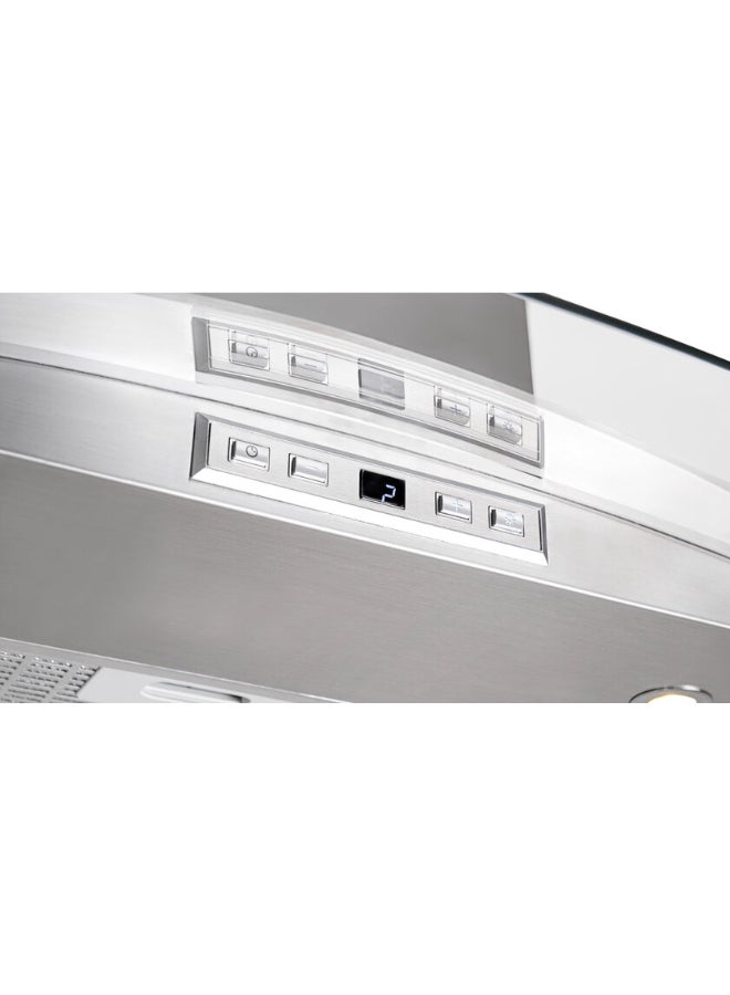 تيكا شفاط علوي ‏‏Nc 980 بأجنحة زجاجية للتعليق على الحائط 230 W 40455332 فضي  - Image 2