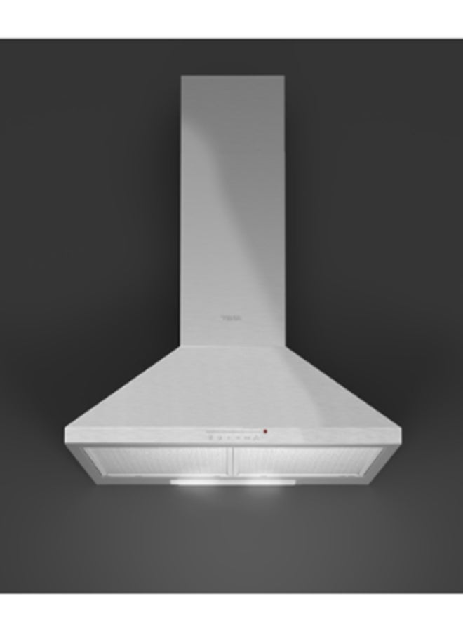 تيكا شفاط ديكور Dbb 60 بتصميم هرمي مزود بأزرار تحكم تعمل بالدفع، مقاس 60 سم 105 W 40460400 فضي  - Image 4