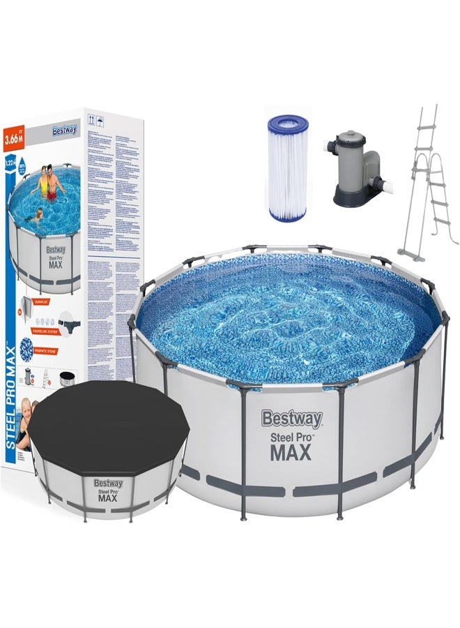 Bestway Steel Pro Frame Pool Set 366x122cm  - Image 1