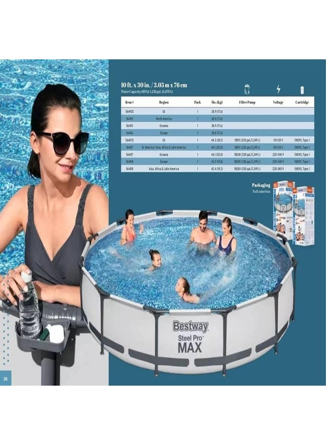 Steel Pro Frame Pool Set 366x122cm