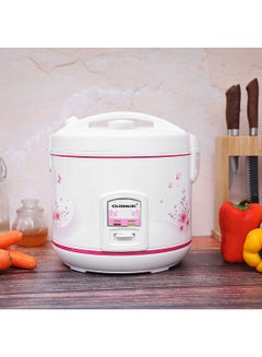 Rice Cooker , Cook, Steam and Keep Warm Function, Non-Stick Inner Pot - Measuring Cup, Plastic Rice Cooker Spoon, Durable and Tougher Outer Body 2.2 L 900 W OMRC2136 Pink/White - pnsku/N22884577A/45/_/1709632309/aadd5ab9-758e-4b04-a703-76bf5bbca69f