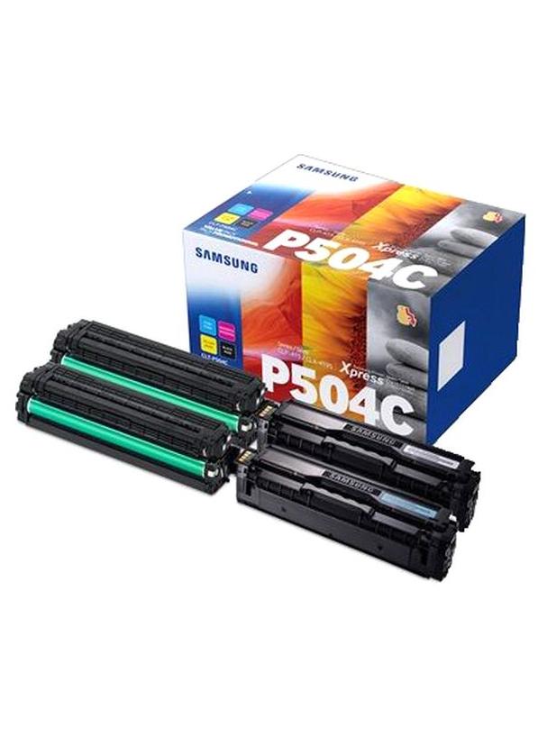 Samsung 4-Piece Xpress P504C Toner Cartridge Set Black/Cyan/Magenta/Yellow - Image 1