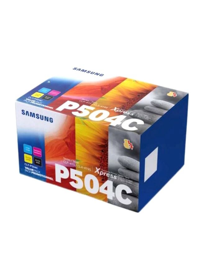 سامسونج مجموعة خراطيش حبر إكسبريس P504C، من 4 قطع أسود / سماوي / أرجواني / أصفر - Image 2