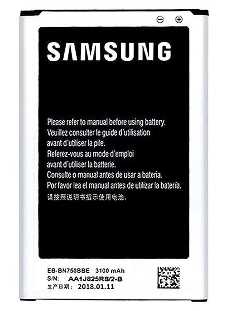 سامسونج بطارية بديلة لهاتف سامسونج جالاكسي نوت 3 نيو N750/N7505/N7502 3100 mAh متعدد الألوان - Image 1