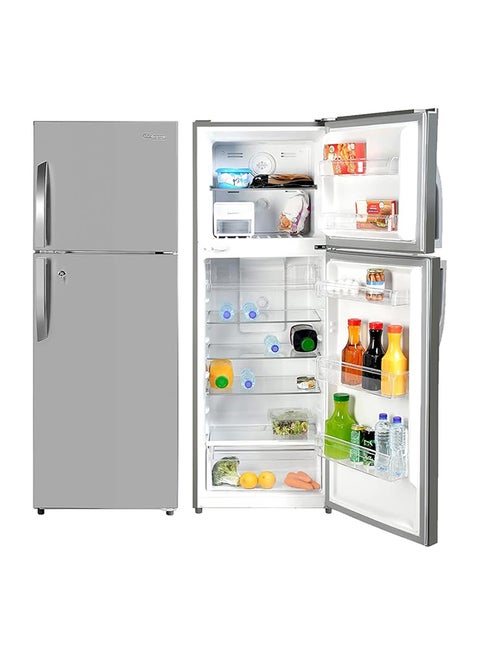 410L Gross And 333L Net, Compact Double Door Refrigerator-Freezer, No-Frost, LED-light 1460 W SGR410I Grey/Silver