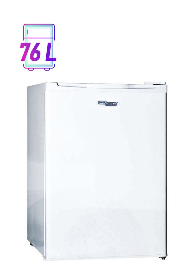 SUPER GENERAL Single Door Refrigerator SGR045H White  - Image 1