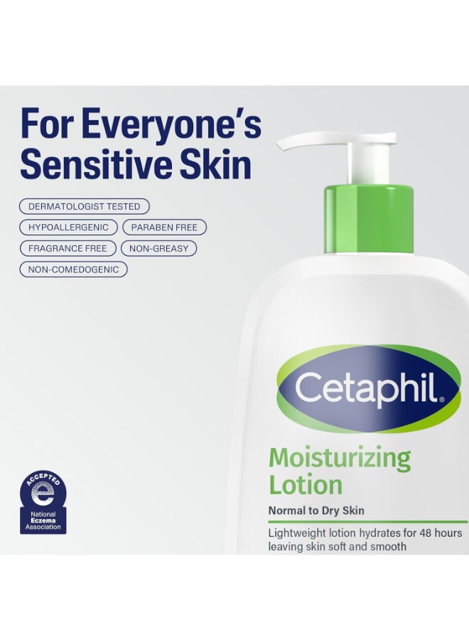 Cetaphil - Moisturizing Lotion, Normal To Dry Skin, 16 Fl.Oz Packaging May Vary 473ml - Image 1